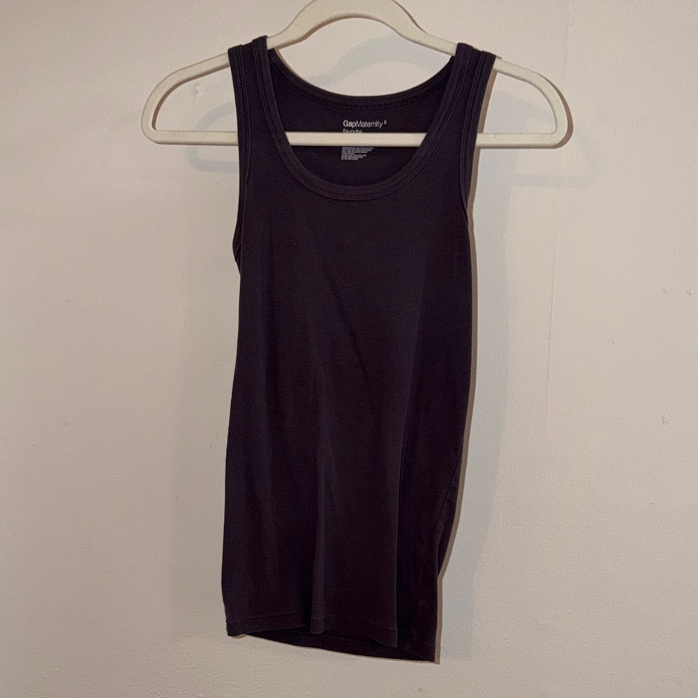 GAP Grey Maternity Tank Top - Scoop Neck